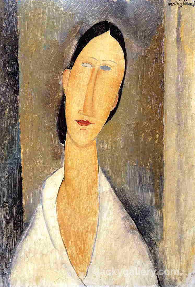 Hanka Zborowska by Amedeo Modigliani paintings reproduction